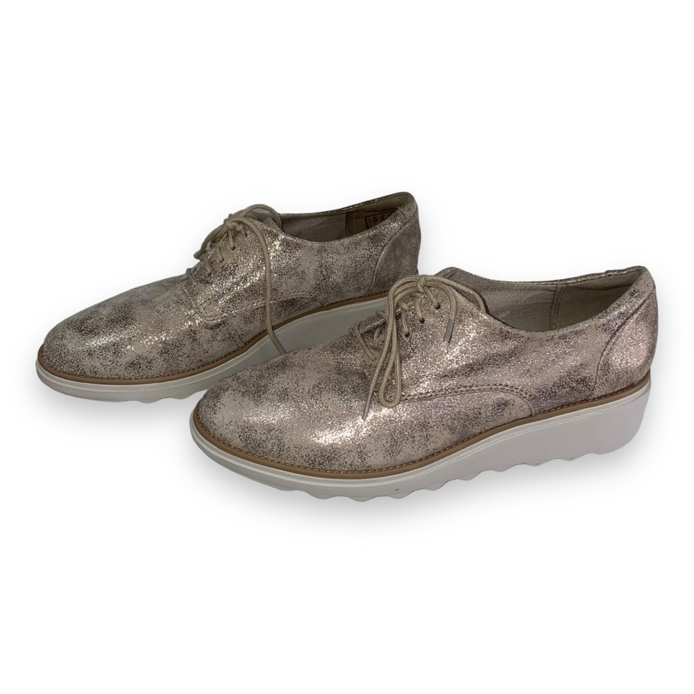 NEW Clarks Collection Women's Sharon Crystal Oxford Shoes Size 8.5